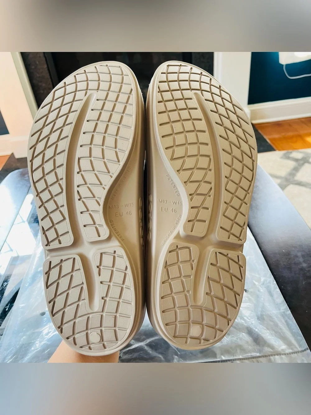 OOFOS OOahh Size Men's 13/ Women's 15 Unisex Slide Sandals - Nomad